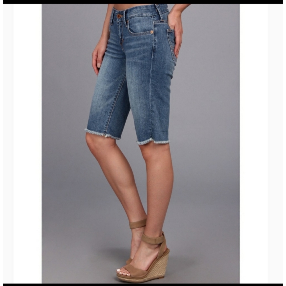 Lucky Brand Boardwalk Bermuda Jean Shorts - Picture 2 of 10
